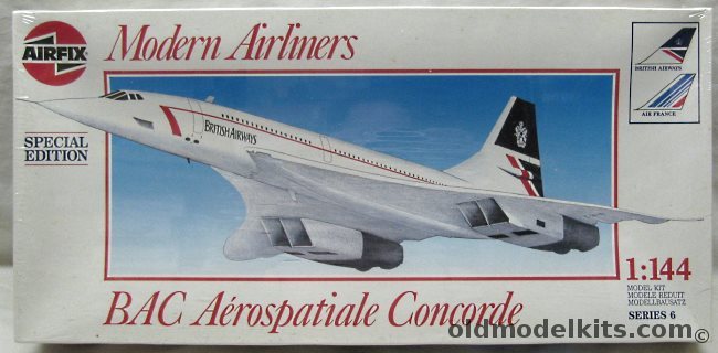 Airfix 1/144 Concorde SST -  British Airways or Air France, 06181 plastic model kit